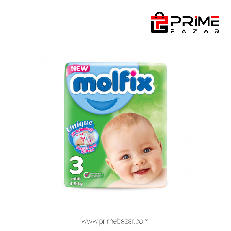 Molfix Jumbo Midi Belt 4-9 Kg 68 Pcs (Made in Turkey)