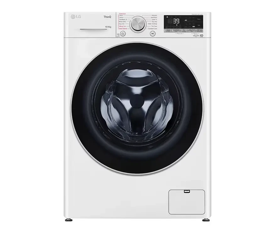 LG 10kg Front Loading Washing Machine with 6kg Dryer (FV1410H3W)