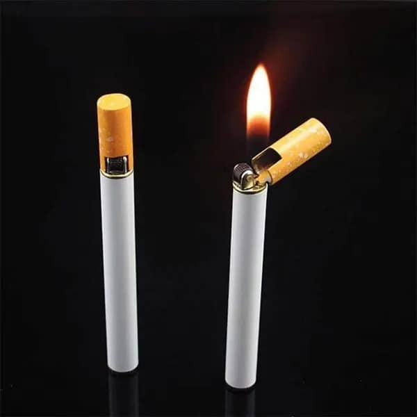 Refillable Butane Gas Flint Cigarete Shaped Lighter