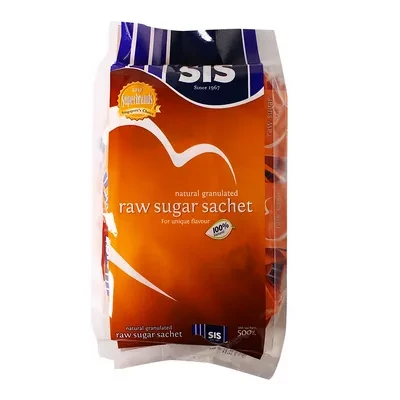 Sis Raw Sugar 100 Sachets 500 gm