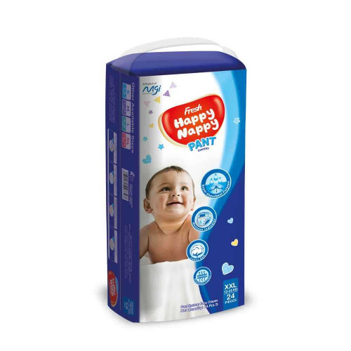 Fresh Happy Nappy Pant Diaper XXL 12-25Kg 24 Pcs