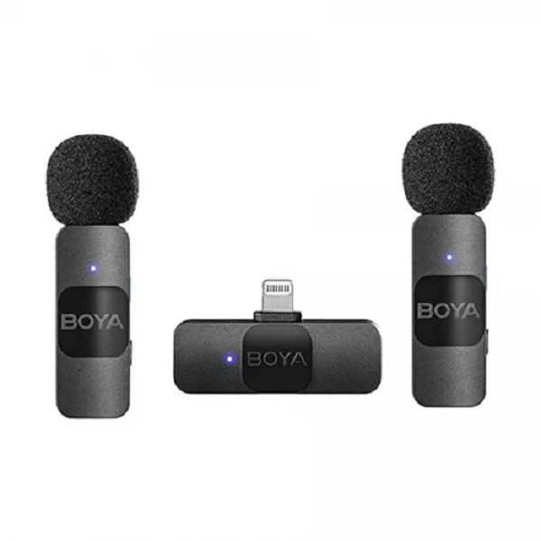 BOYA BY-V2 2.4GHz Wireless Microphone System for iPhone (1:2)