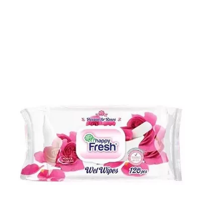 Happy Fresh Wet Wipes (Rose)